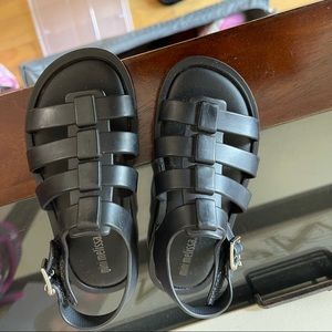 EUC mini melissa strappy sandals size 9